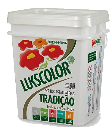 Foto de Tinta Acrílica Premium Fosca Lukscolor Tradição Branco 18 L